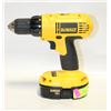Image 1 : DEWALT CORDLESS DRILL WORKING W/BATTERY