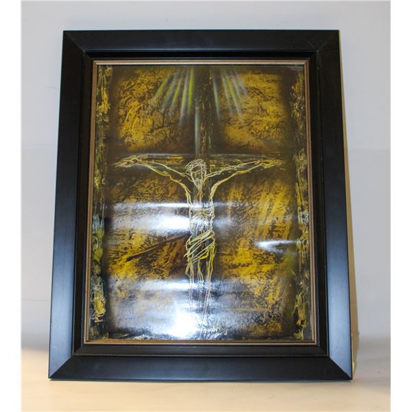 ORIGINAL JESUS ON THE CROSS PAINTING