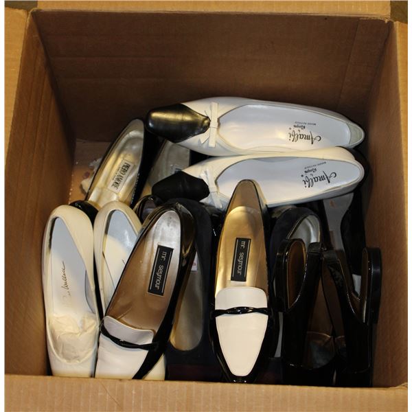 LADIES BRAND NAME HIGH HEELS 10 PAIRS SIZE 9-9.5