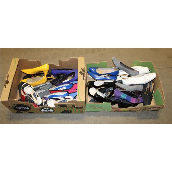 DESIGNER HIGH HEELS 20 PAIRS SIZE 9-9.5