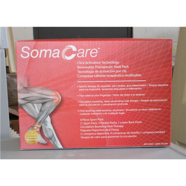 NEW CASE WITH 8 BOXES OF 6PC SOMA CARE SPORT CLICK