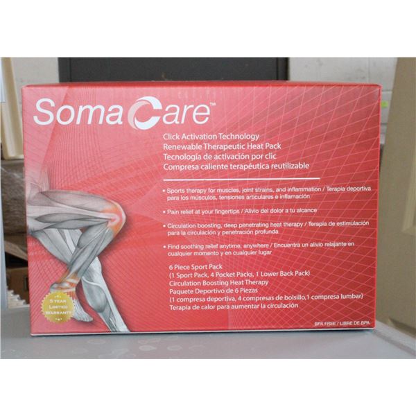 NEW CASE WITH 8 BOXES OF 6PC SOMA CARE SPORT CLICK