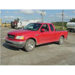 FORD F150XLT SUPER CAB PICKUP s/n 1FTRX17L93NA03852: