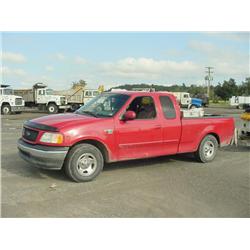 FORD F150XLT SUPER CAB 4 X 2 PICKUP s/n IFTRX17L12NA49741: