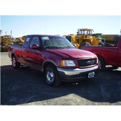 FORD F150XLT LARIAT SUPER CAB PICKUP s/n 1FTRX17L62NB12056: