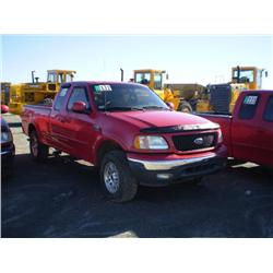 FORD F150XLT SUPER CAB 4 X 4 PICKUP s/n 1FTRX18L22NA06377: