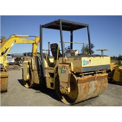 BOMAG BW161AD TANDEM SMOOTH DRUM VIBRATORY COMPACTOR s/n 109640500154R: