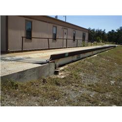 CMI PIT SAVER III MODEL 3FT-12010 100 TON TRUCK SCALES, s/n 75562, DIGITAL READOUT & PRINTER