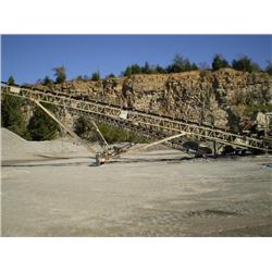 KOLBERG 13-24100 24in. X 100ft. PORTABLE RADIAL STACKER s/n 400225: