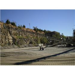 KOLBERG 13-24100 24in. X 100ft. PORTABLE RADIAL STACKER s/n 400224: