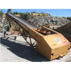 EXCEL 30in. X 60ft. RADIAL STACKING CONVEYOR s/n 00670: