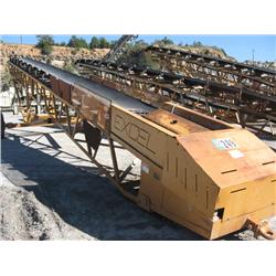 EXCEL 30in X 60ft RADIAL STACKING CONVEYOR s/n 00612: