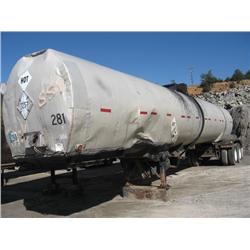FRUEHAUF 7,000 GALLON  T/A INSULATED ASPHALT TANK TRAILER s/n UNT009219: