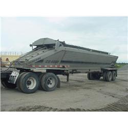 FLOW BOY CB4000 T/A 42ft LIVE BOTTOM ASPHALT TRAILER s/n 1H9SS422XXN101111: