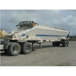 FLOW BOY CB4000 T/A 42ft LIVE BOTTOM ASPHALT TRAILER s/n 1H9SS4226WN101041: