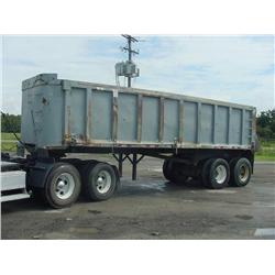 DUMP RITE 26ft T/A END DUMP TRAILER s/n 1D9DS2622YF266066: