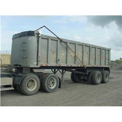 DUMP RITE 26ft T/A END DUMP TRAILER s/n 1D9DS2623YF266067: