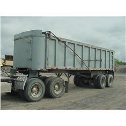 DUMP RITE 26ft T/A END DUMP TRAILER s/n 1D9DS2625YF266071: