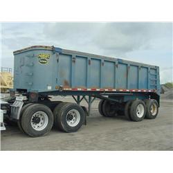 HILBILT 2429 HDMT 24ft T/A END DUMP TRAILER s/n 1H9A3B4A3W1015100: