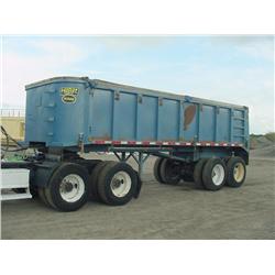 HILBILT 2429 HDMT 24ft T/A END DUMP TRAILER s/n 1H9A3B4A1W1015211: