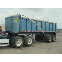 HILBILT 2429 HDMT 24ft T/A END DUMP TRAILER s/n 1H9A3B4A1W1015161: