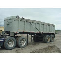 DUMP RITE 26ft T/A END DUMP TRAILER s/n 1D9DS2428SF266026: