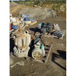 (2) PALLETS OF PUMPS, ELECTRIC MOTORS, AND ELECTRICAL BOXES