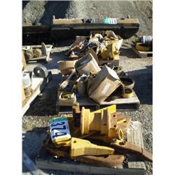 ROW OF CATERPILLAR PARTS