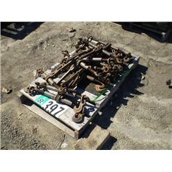 PALLET OF CHAINS AND BINDERS