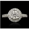 Image 1 : 14KT White Gold 1.57ctw Diamond Ring JRM377