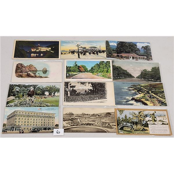 Box of Sorted California Postcards 290+