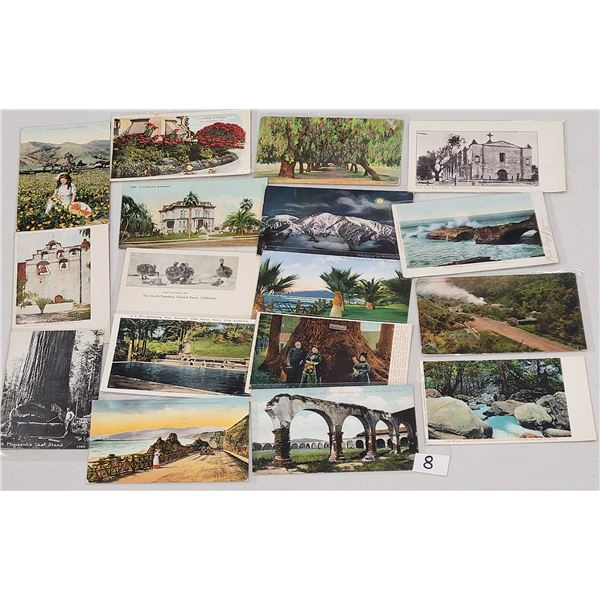 Box of Sorted California Postcards 290+