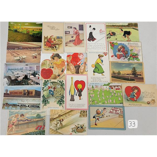 Sports - Bowling Postcards 20