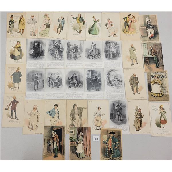 Charles Dickens Character Postcards 36