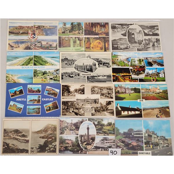 United Kingdom Multiview Postcards 450+