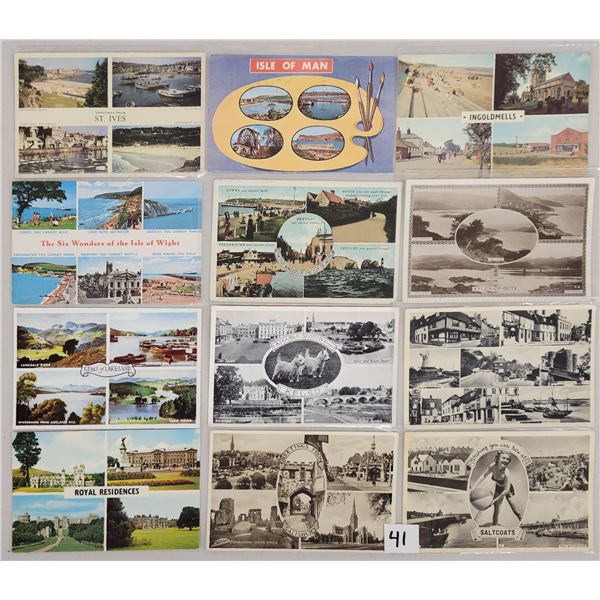 United Kingdom Multiview Postcards Approx. 300