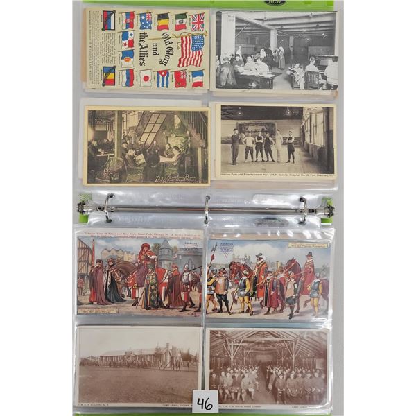 YMCA - YWCA Album of Approx. 140 Postcards WWI Era