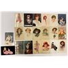Image 1 : Signed Artist Ladies Greeting Postcards 20