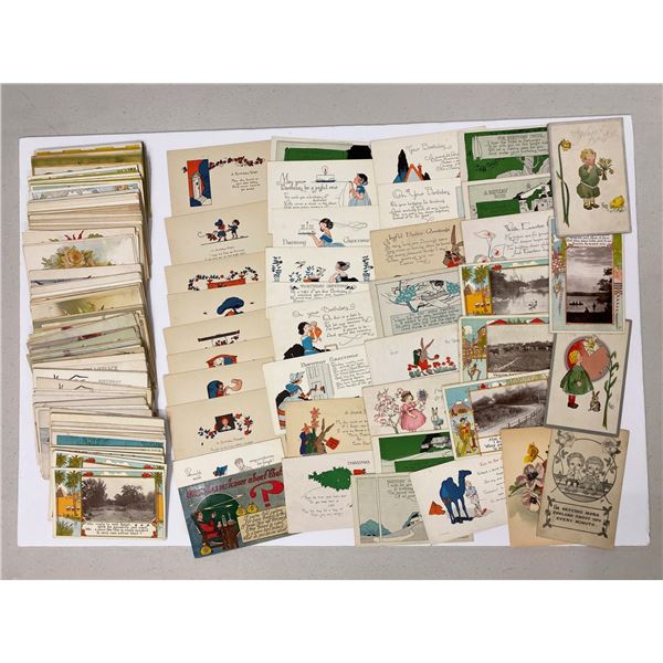 Greetings - Signed Flower Postcards 170+