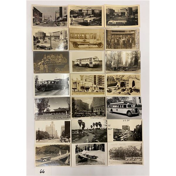 Transportation - Real Photo Buses 30+ Postcards