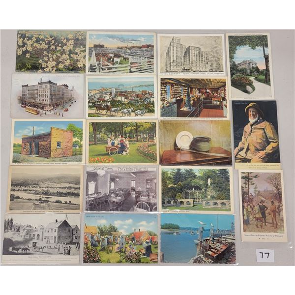 Box of USA Sorted States 485+ Postcards