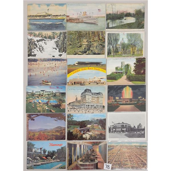 Box of USA Sorted States 375+ Postcards