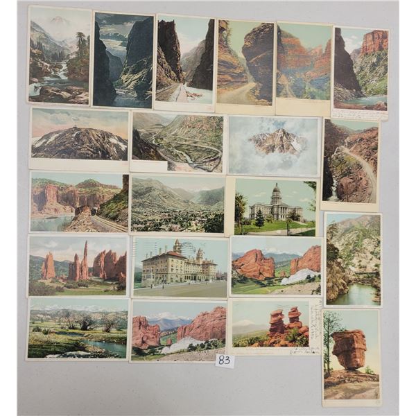 Colorado Detroit Publishing Postcards 21