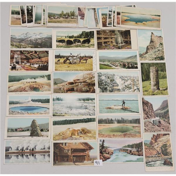 Yellowstone National Park Detroit Publishing Postcards 45+