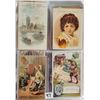 Image 2 : Ephemera Trade Cards 60+ Postcards