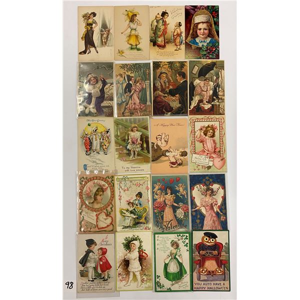 Holiday Greeting Misc. Lot - Very Nice Approx. 50 Postcards