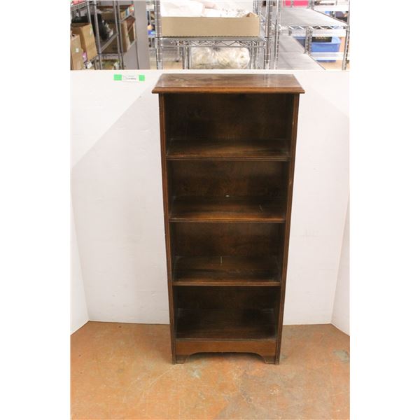 *Solid Wood 4 Shelf Bookcase - 48'' x 20'' x 9 1/2'' - Some Scratches