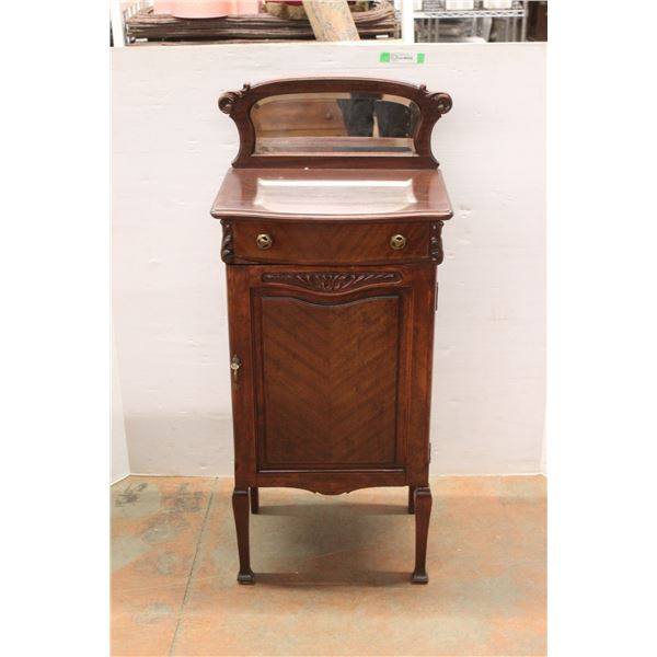 *Vintage Solid Wood Cabinet with Mirror 46'' x 20'' x 14''