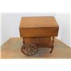 Image 4 : *Solid Wood Tea Wagon 28'' T x 28'' L x 35'' W