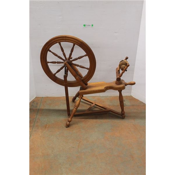 *Antique Spinning Wheel 36'' x 40'' x 11'' - As Is
